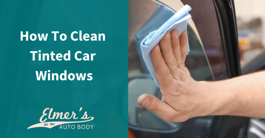 how to clean tinted windows inside car with vinegar