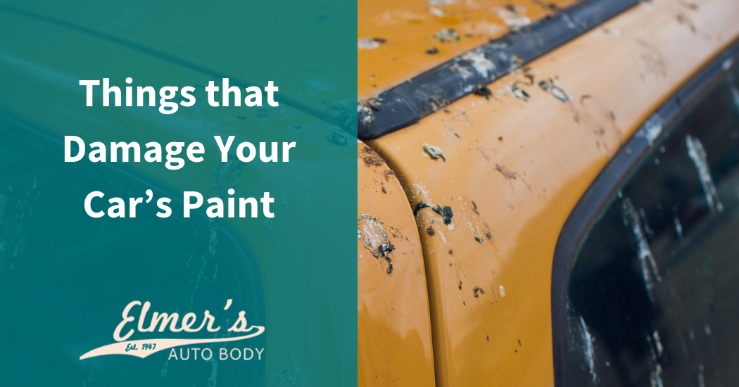 Things that Damage Your Car’s Paint