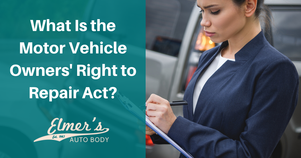 What Is the Motor Vehicle Owners' Right to Repair Act?