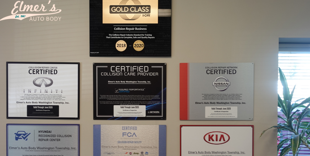 Elmer's Auto Body Certifications